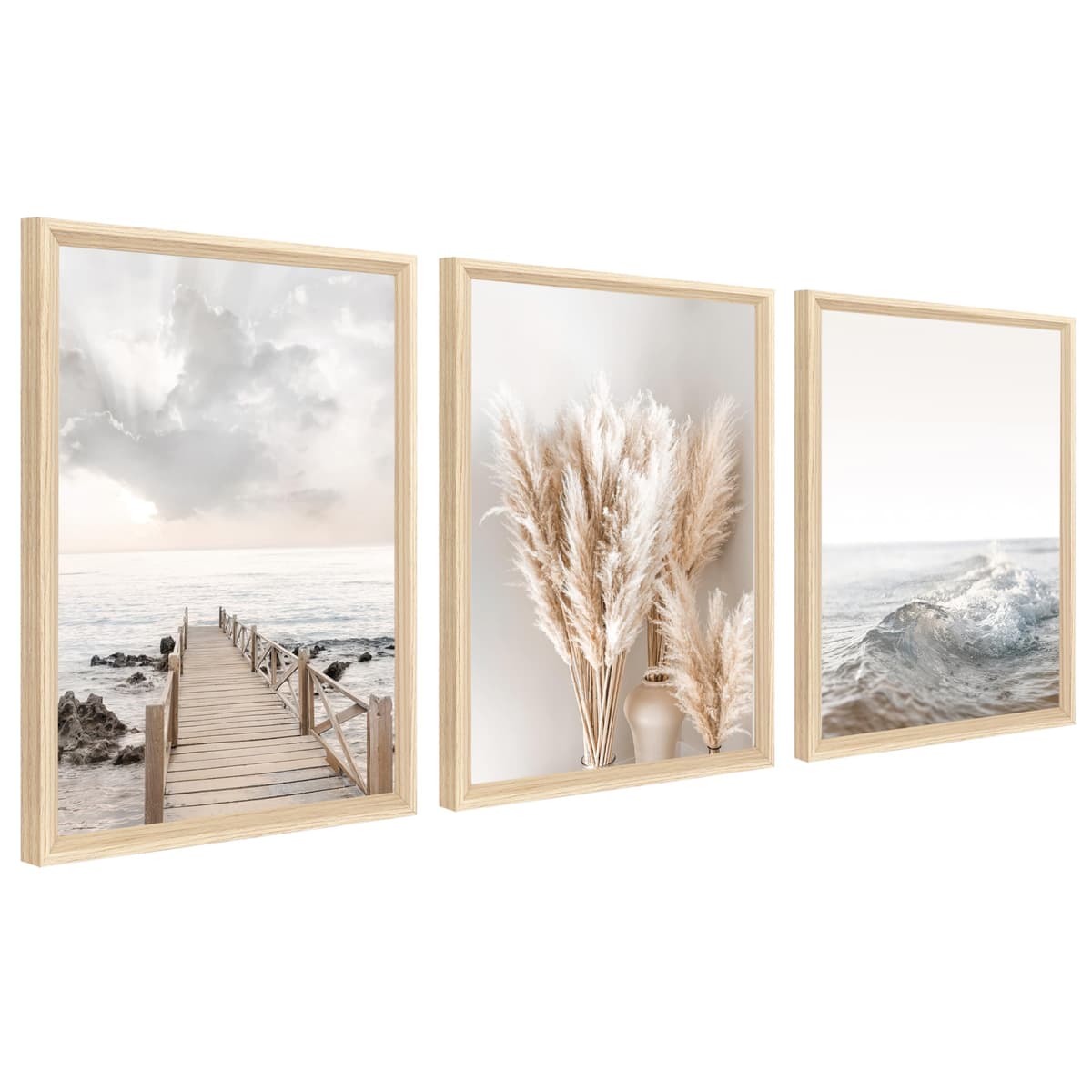 3 Panels Black White Canvas Wall Art Love Home Motivational Quotes Painting on Canvas Print Picture for Living Room Hallway Stairs Bedroom Bathroom Wall Decor Ready To Hang 90x40cm(12"x16"x3pcs) — view 12