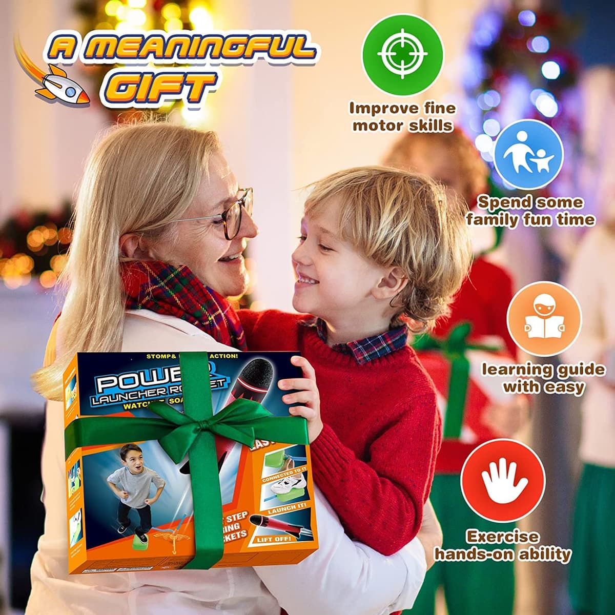 Boys Toys for 3-12 Years Old Boys, With 6 Powerful Foam Rocket -Kids Toys Garden Toys Boys Girls Gifts Age 3-9 Year Old Boys Toys Age 3-9 Outdoor Birthday Gifts for Kids Toy Rockets Garden Games — view 7