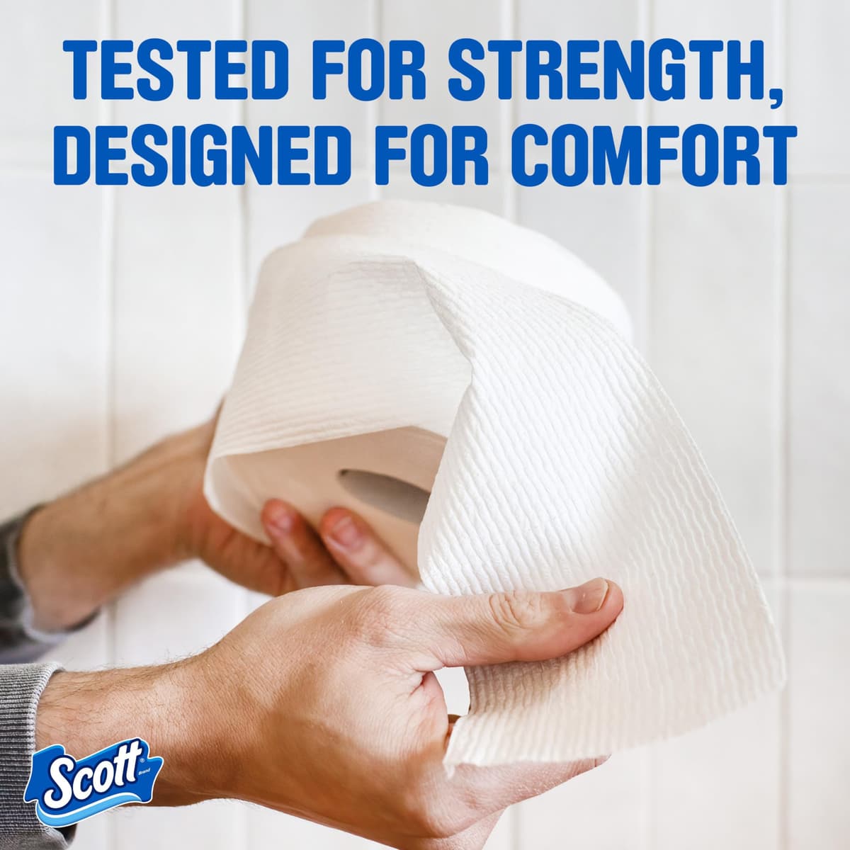 Scott Comfortplus Toilet Paper, Double Roll, Bath Tissue, 18 Count — view 18