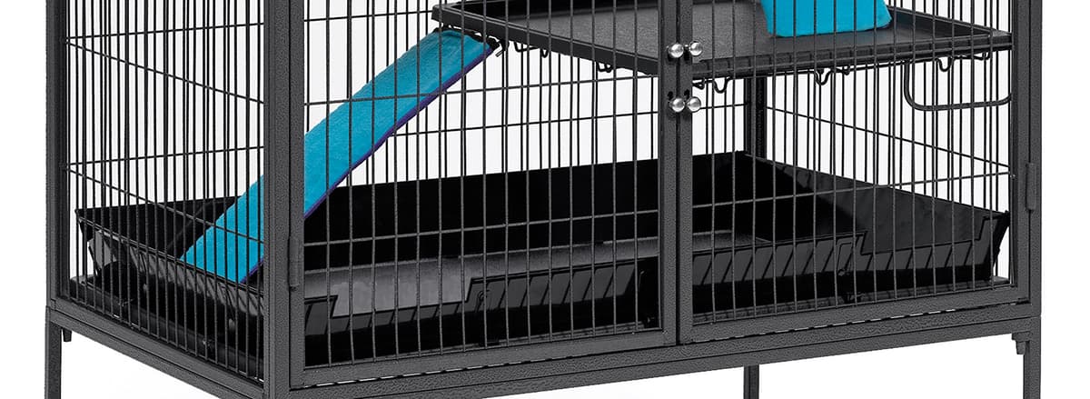 MidWest Homes for Pets - Barrera protectora inferior para jaulas de animales pequeños Ferret Nation y Critter Nation, modelo NA-SGL — view 2