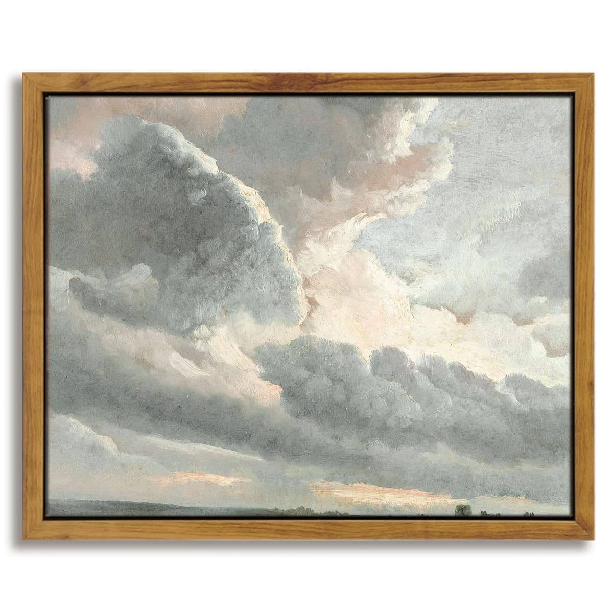 InSimSea Framed Canvas Wall Art, Meadow with Flowers Painting, Landscape for Living Room, Bedroom, Home, Bathroom Decor, 8x10 — view 82