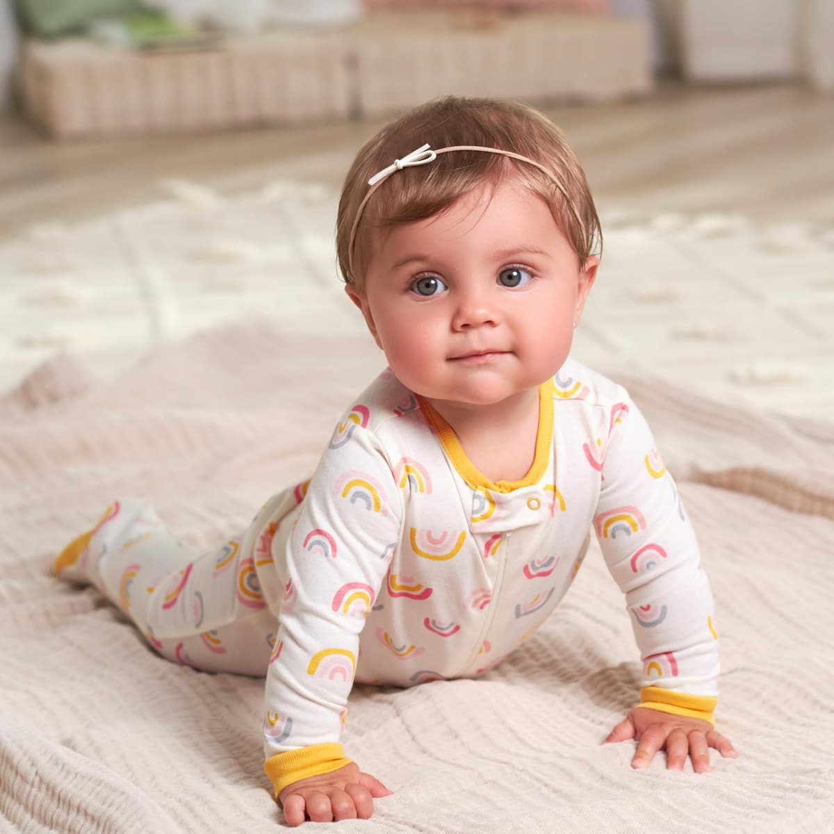 Gerber Baby Girls 4 Pack Sleep 'N Play Footie Baby and Toddler Sleepers — view 16