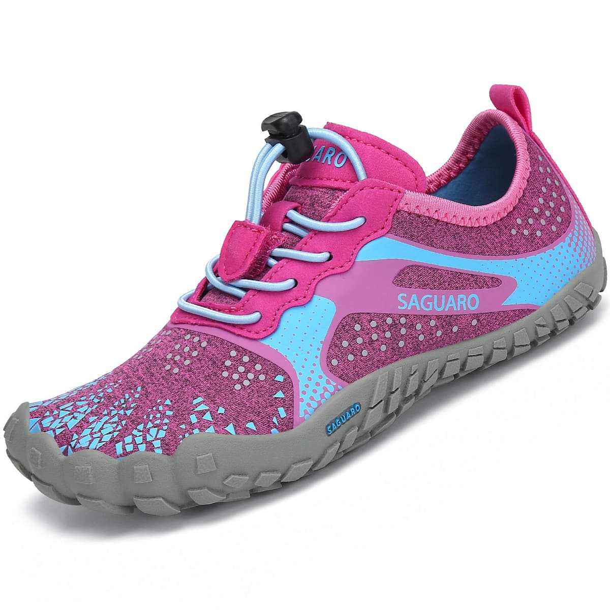 SAGUARO Niños Calzado Descalzos Zapatillas de Trail Niñas Transpirables Minimalistas Zapatillas de Deporte, 24-36 EU — view 16