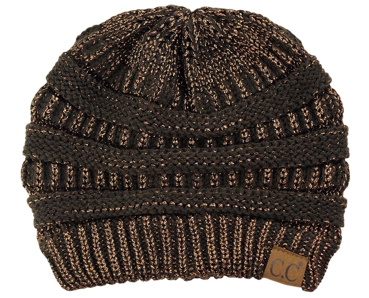 C.C Trendy Warm Chunky Soft Stretch Cable Knit Beanie Skully, Winter Mint, One Size — view 108
