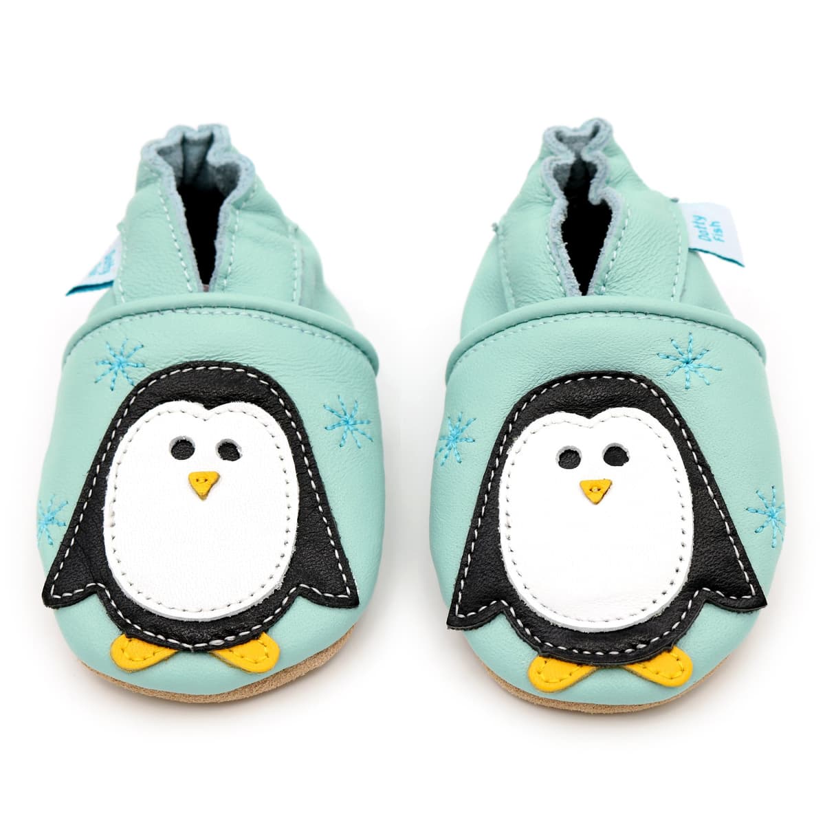 Dotty Fish Soft Sole Leather Baby & Toddler Shoes – Barefoot, Non-Slip, Lightweight & Flexible, Elasticated Ankles - Unisex Boys & Girls, UK Brand, Podiatry Approved — view 10