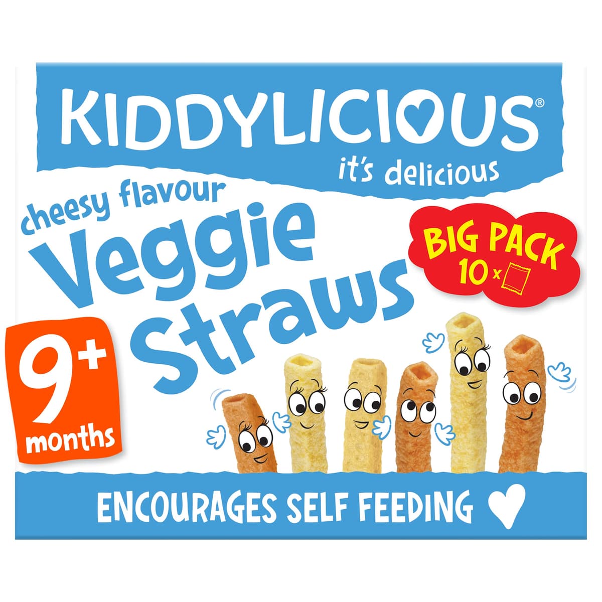 Kiddylicious Veggie Straws Box - Delicious Snacks for Kids - Suitable for 9+ Months - 10 Packs — view 9