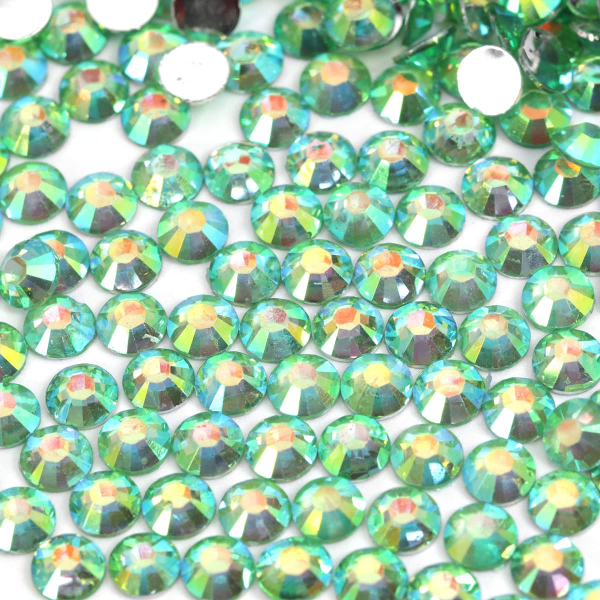1000pcs 4mm Flat Back Non-Stick Rhinestone Crystal Diamantes Nail Art & Craft Scrapbooking Embellishments 90 Available Colours (4mm, AB Clear #A13) — view 19