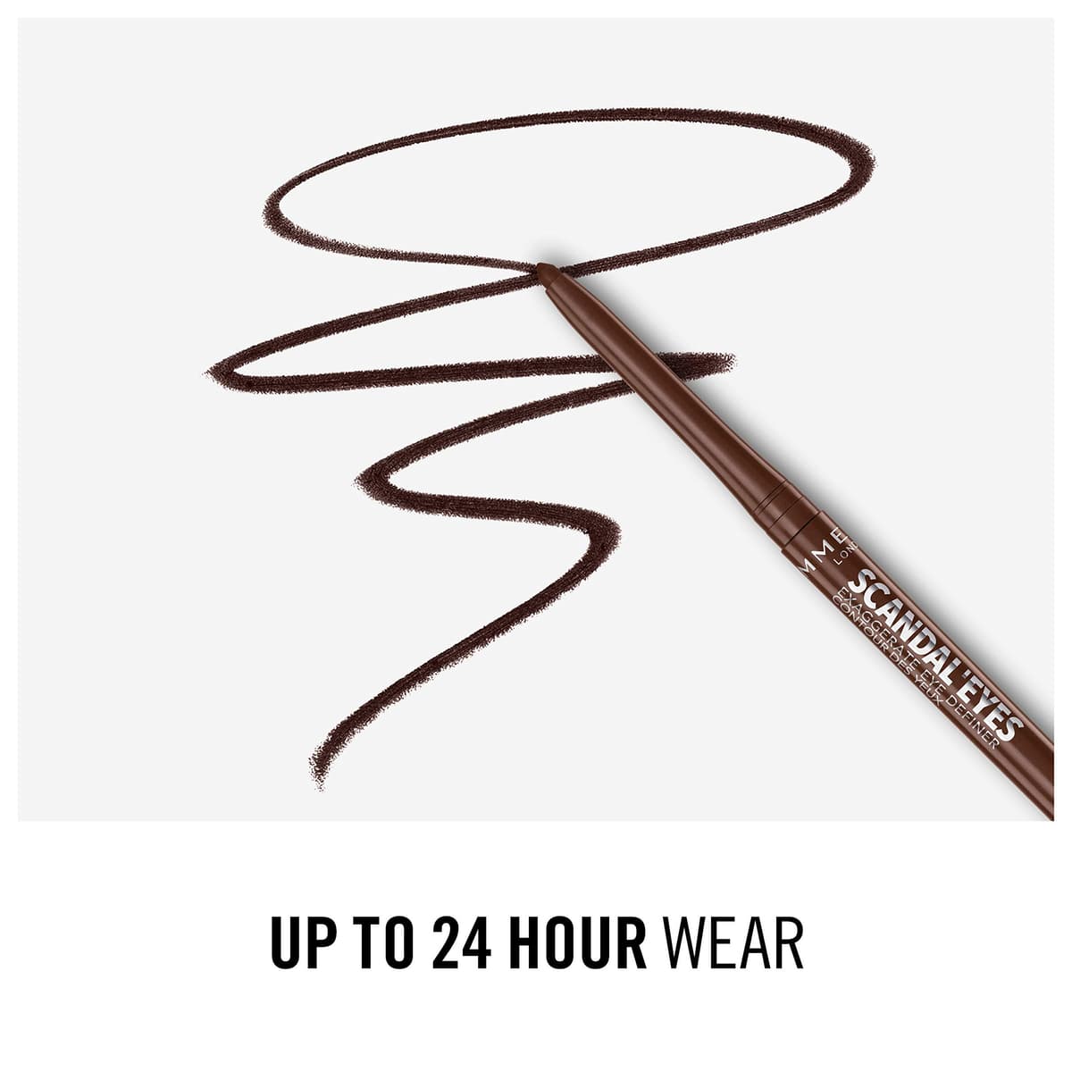 Rimmel Scandaleyes Exaggerate Eye Definer, 002 Chocolate Brown, 0.35g — view 6