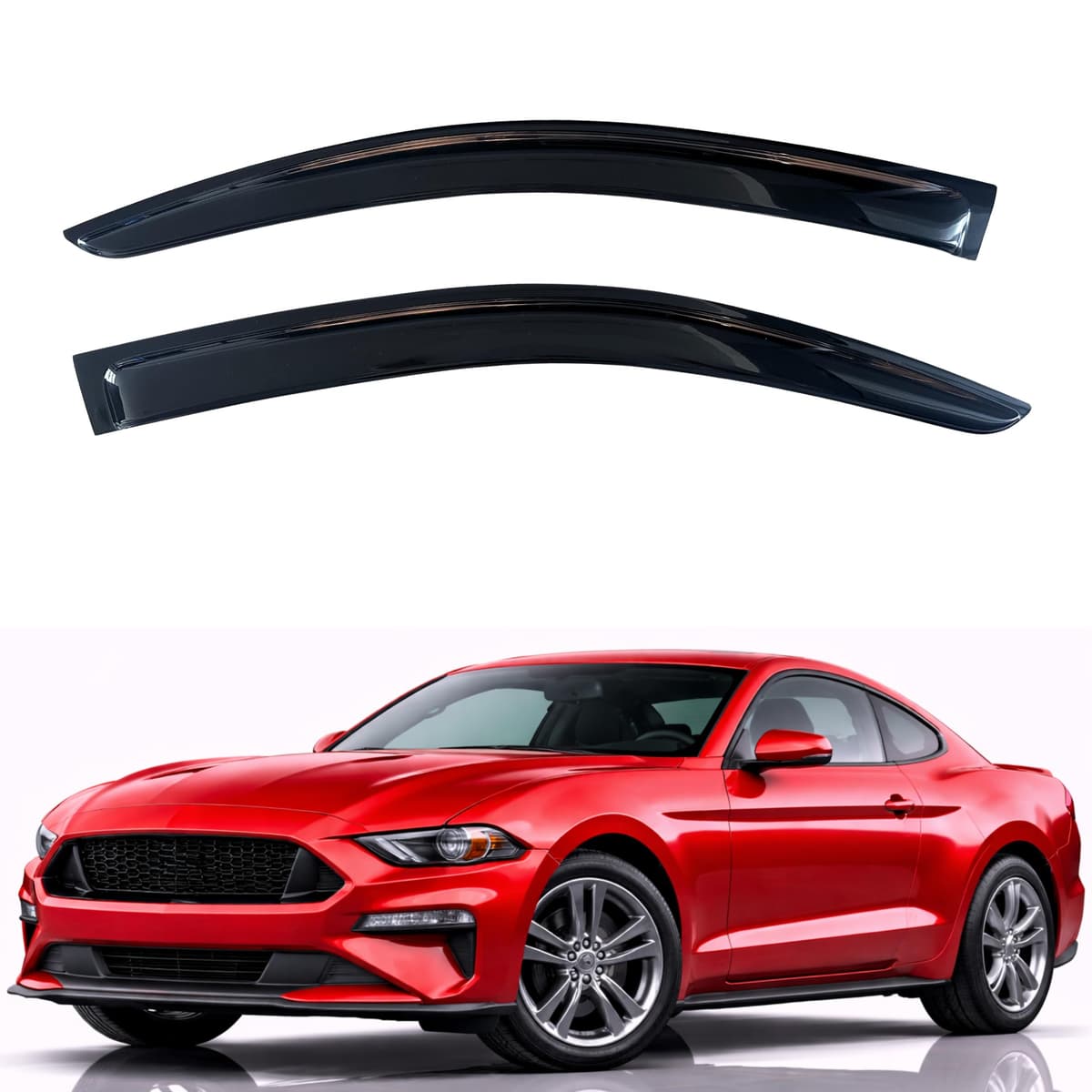 KPY Rain Guards Fit for 2006-2013 Lexus IS250 IS350, Out-Channel Window Visors Vent Wind Deflectors 4PC, Car Accessories for 06-13 Lexus is Series — view 116