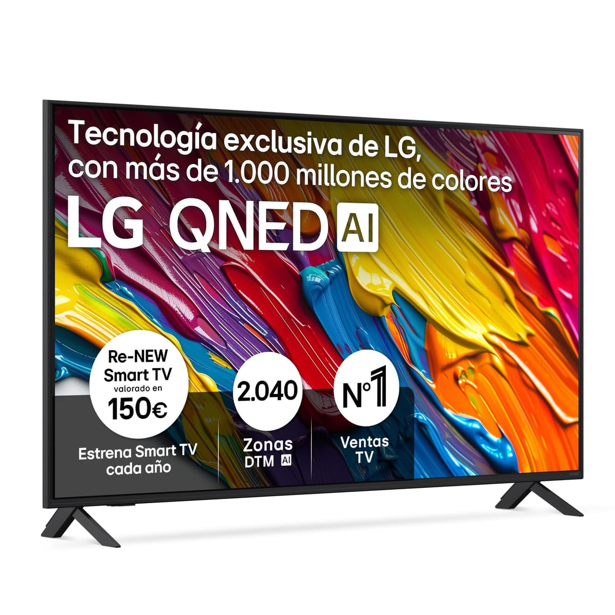LG 55QNED85A6C - TV 55", 4K QNED EVO, Smart TV, WebOS 25, Procesador Potente e Inteligente, MiniLED AI, Super Upscaling, Dolby Vision y Dilgital Plus, Alexa/Google Assistant, Negro — view 35
