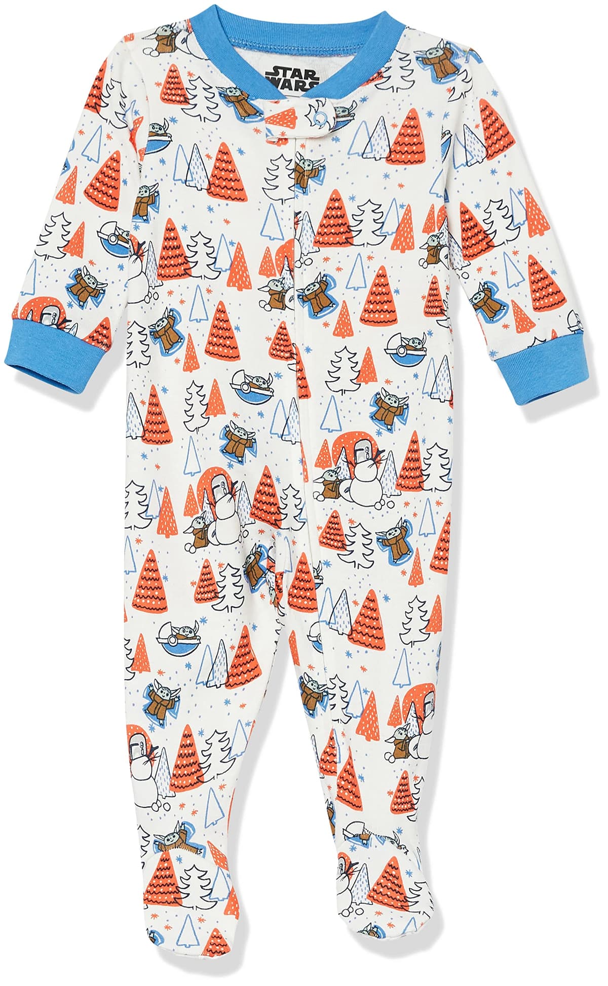 Amazon Essentials Disney | Marvel | Star Wars Pijama Ceñido de Algodón con Pies Unisex Bebés y Niño, Paquetes Múltiples