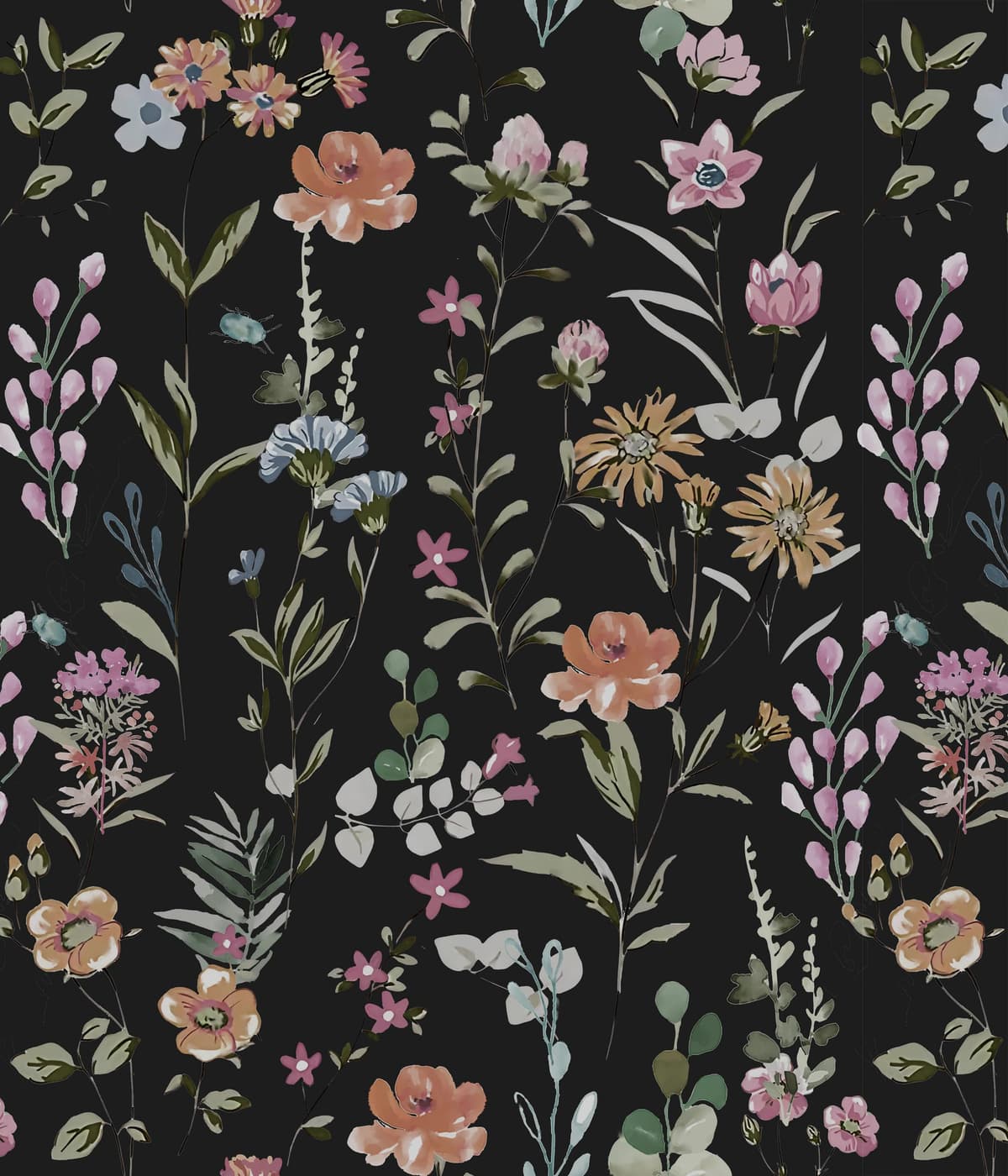 myforHD Papel Pintado Autoadhesivo Flores Papel de Pared Papel Adhesivo para Muebles Removible Impermeable Estilo Retro Vinilo PVC Pegatina Decorativos Pared Salon Papel Pared Dormitorio — view 33