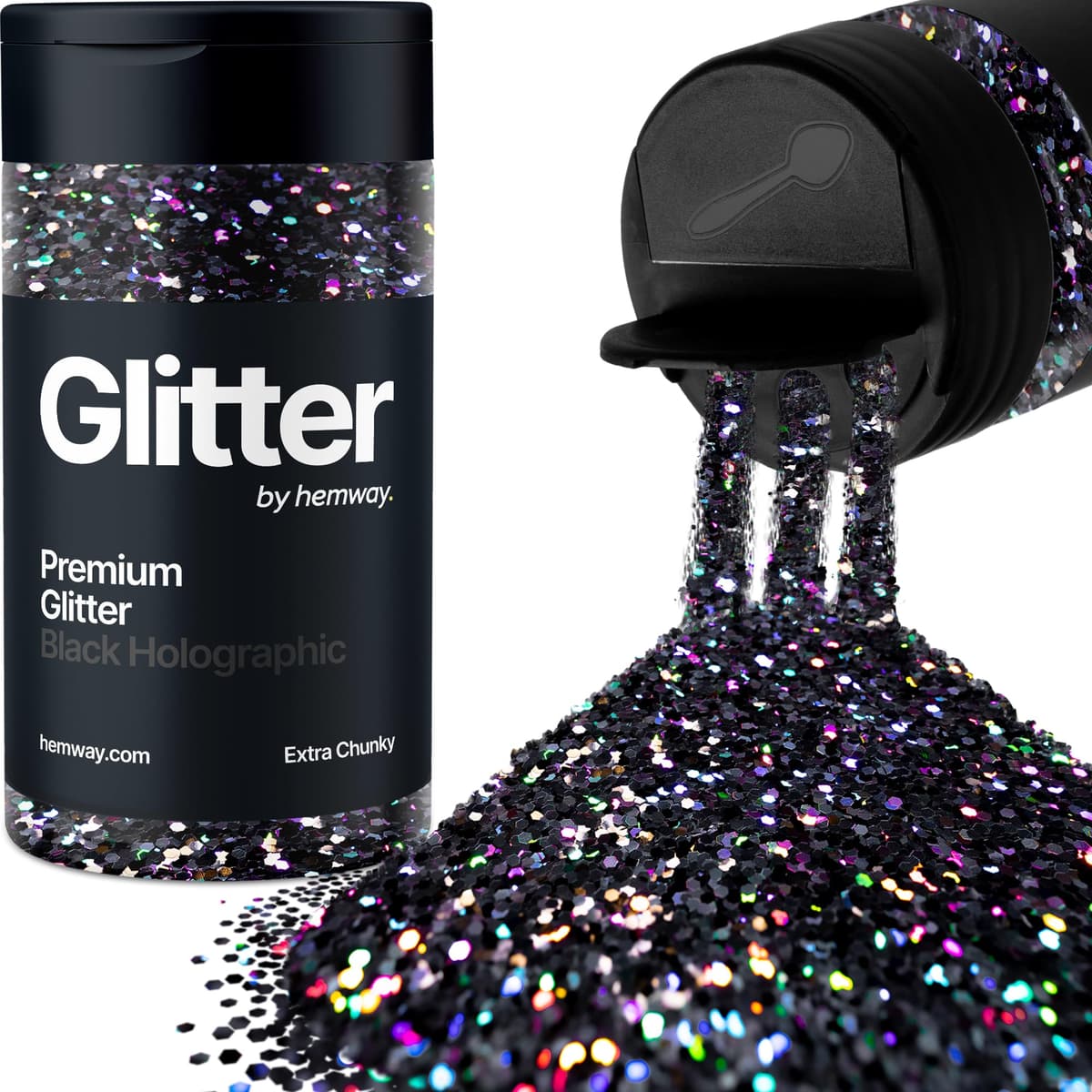 Light Rose Gold Glitter Shaker, 130g Ultrafine Glitter, Crafts 1/128" Metallic Flake Light Rose Gold Sequins, Resin & Epoxy Crafts, Decorating, Halloween, Christmas Nail, Face, Hemway — view 77