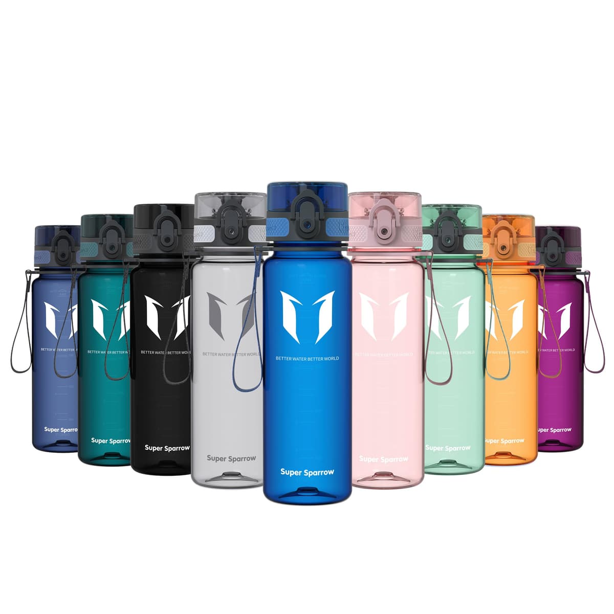 Super Sparrow Botella de Agua Deportiva -350ml & 500ml & 750ml & 1000ml - Sin BPA — view 41
