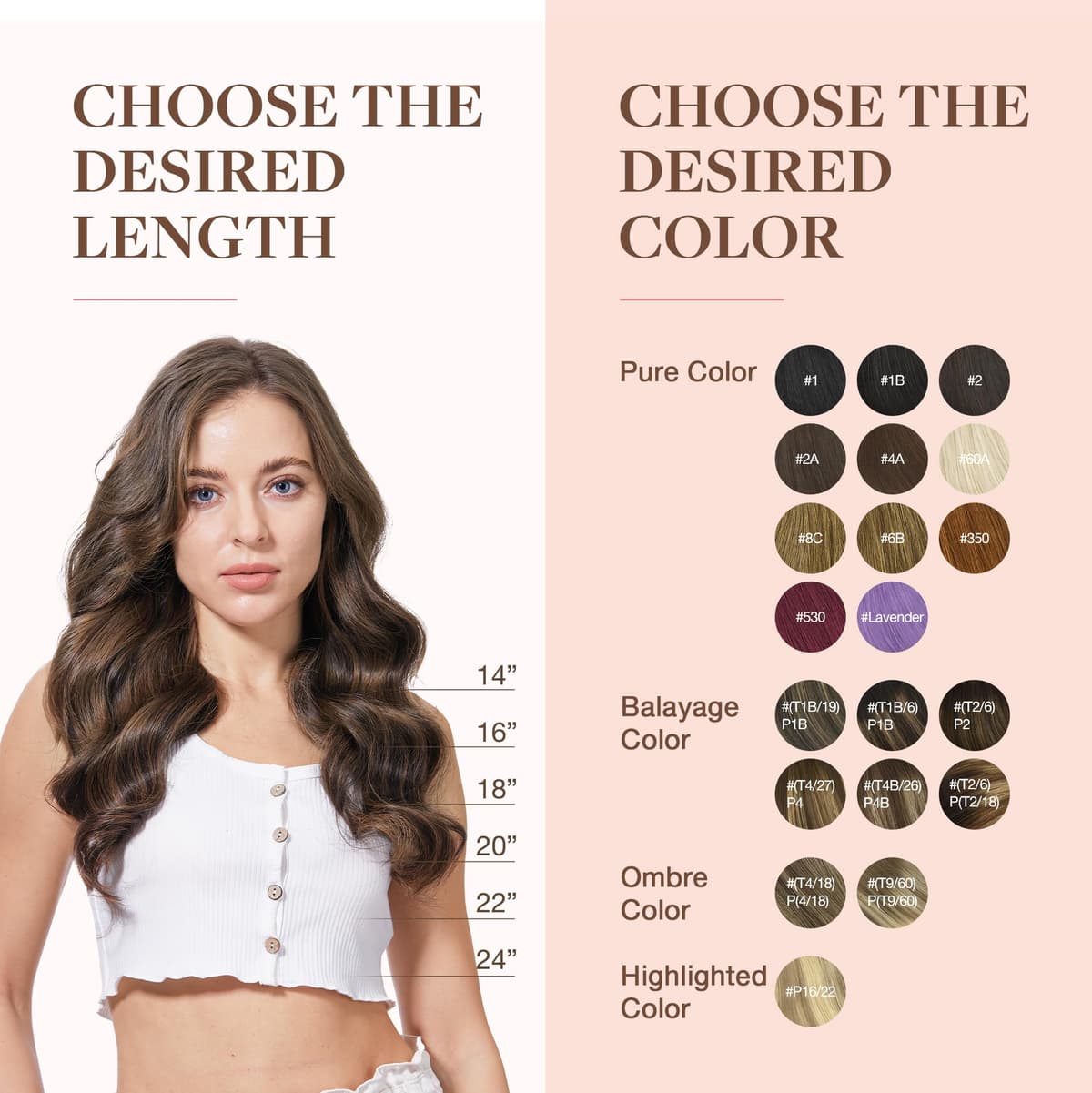GOO GOO Clip in Hair Extensions Human Hair, 18inch 150g 9Pcs, #2 Dark Brown, Hair extensions for women, Human Hair Extensions Clip in — view 177