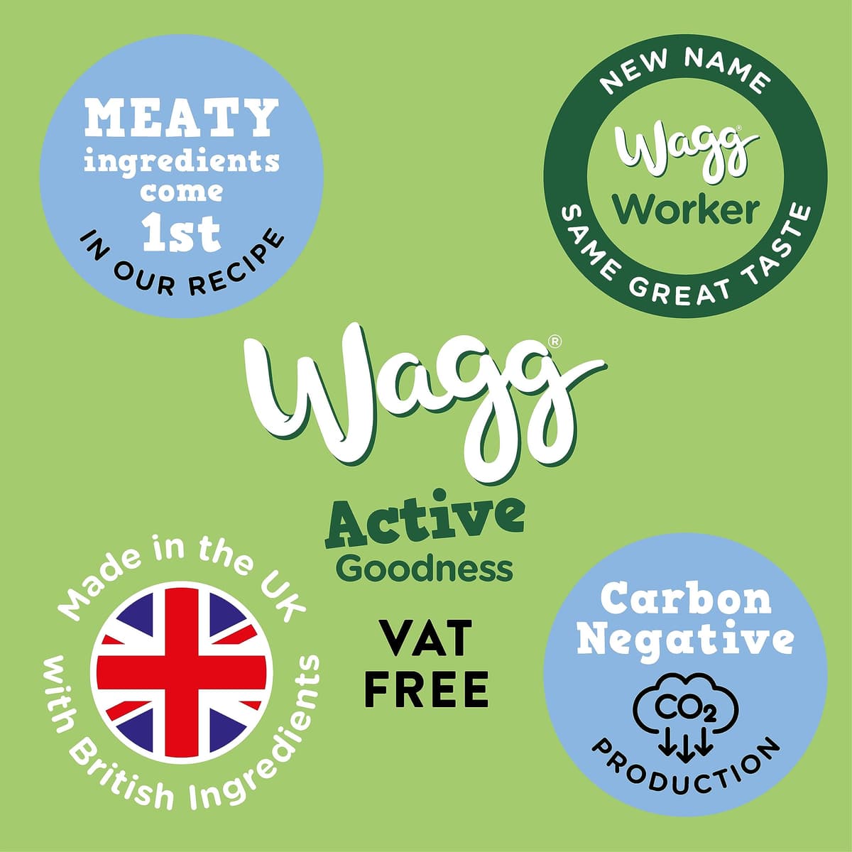 Wagg Active Goodness Complete Dry Adult Dog Food Beef & Veg 5kg (Pack of 3) - For All Active Working Dog Breeds — view 5