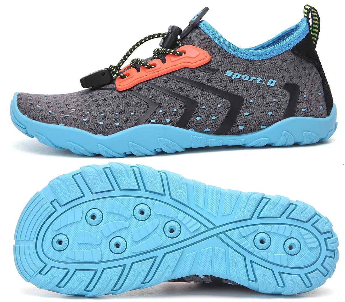 SAGUARO Escarpines Niño Niña Zapatillas de Agua Respirable Zapatos Agua Antideslizante Zapatillas Playa Escarpines Piscina Calzado para Natacion Surf Acuaticas,Gr 24-36 EU