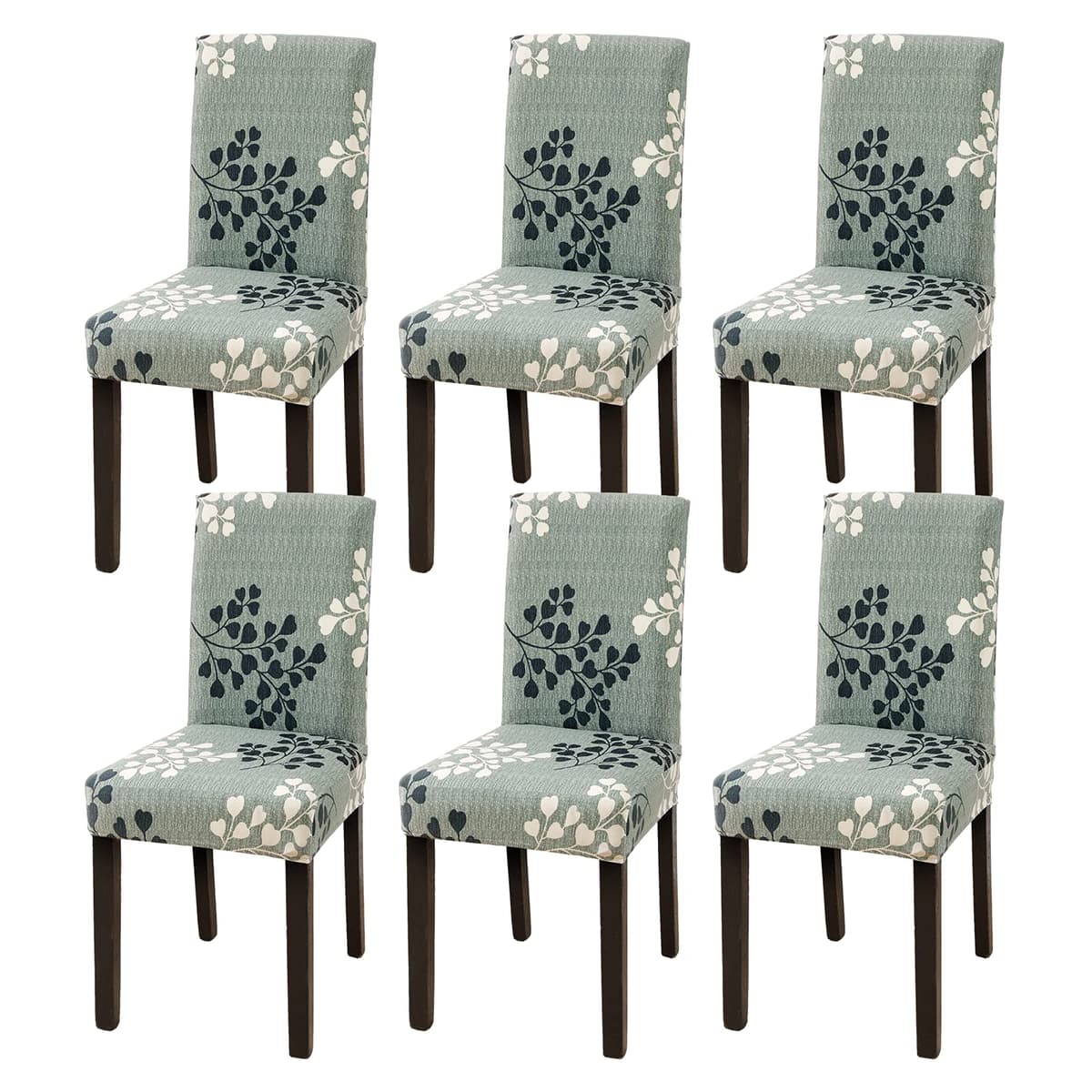 Dining Room Chair Covers Slipcovers Set of 4, Stretch Removable Washable Dining Chair Protector Decoration Cover Seat Slipcover for Hotel, Ceremony, Banquet, Kitchen, Restaurant, Home — view 49