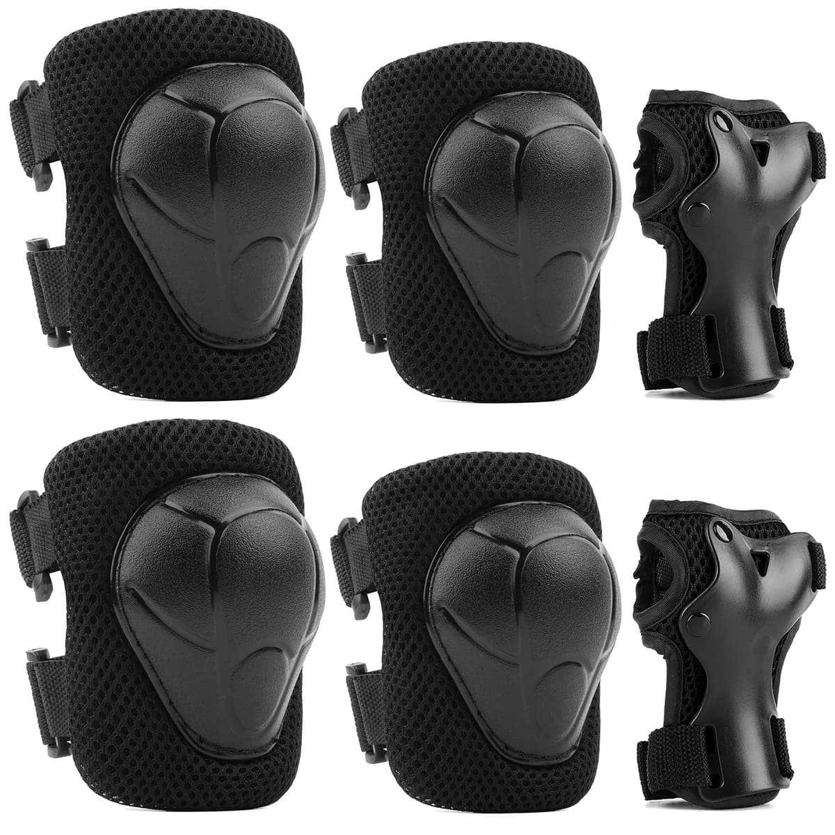 JIM'S STORE Protecciones Patinaje Infantil Consta de Rodilleras Coderas Muñequeras,es Adecuado para Bicicleta Patinaje Ciclismo Monopatín y Deportes Extremos — view 5