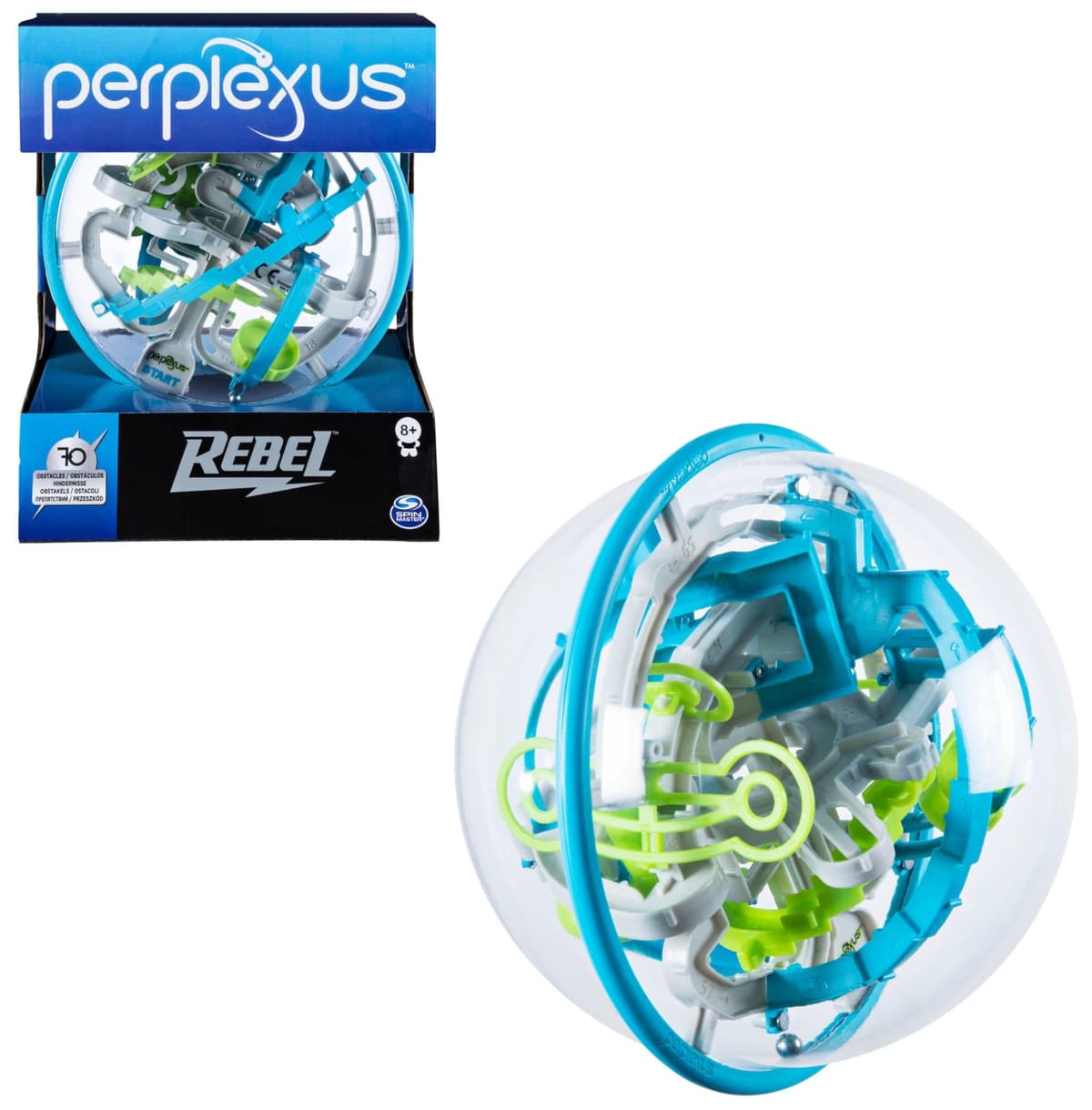 PERPLEXUS Star Wars - The Mandalorian - Laberinto de Bolas 3D con 80 obstáculos galácticos del Universo Star Wars con botón Giratorio Interactivo, a Partir de 8 años — view 9