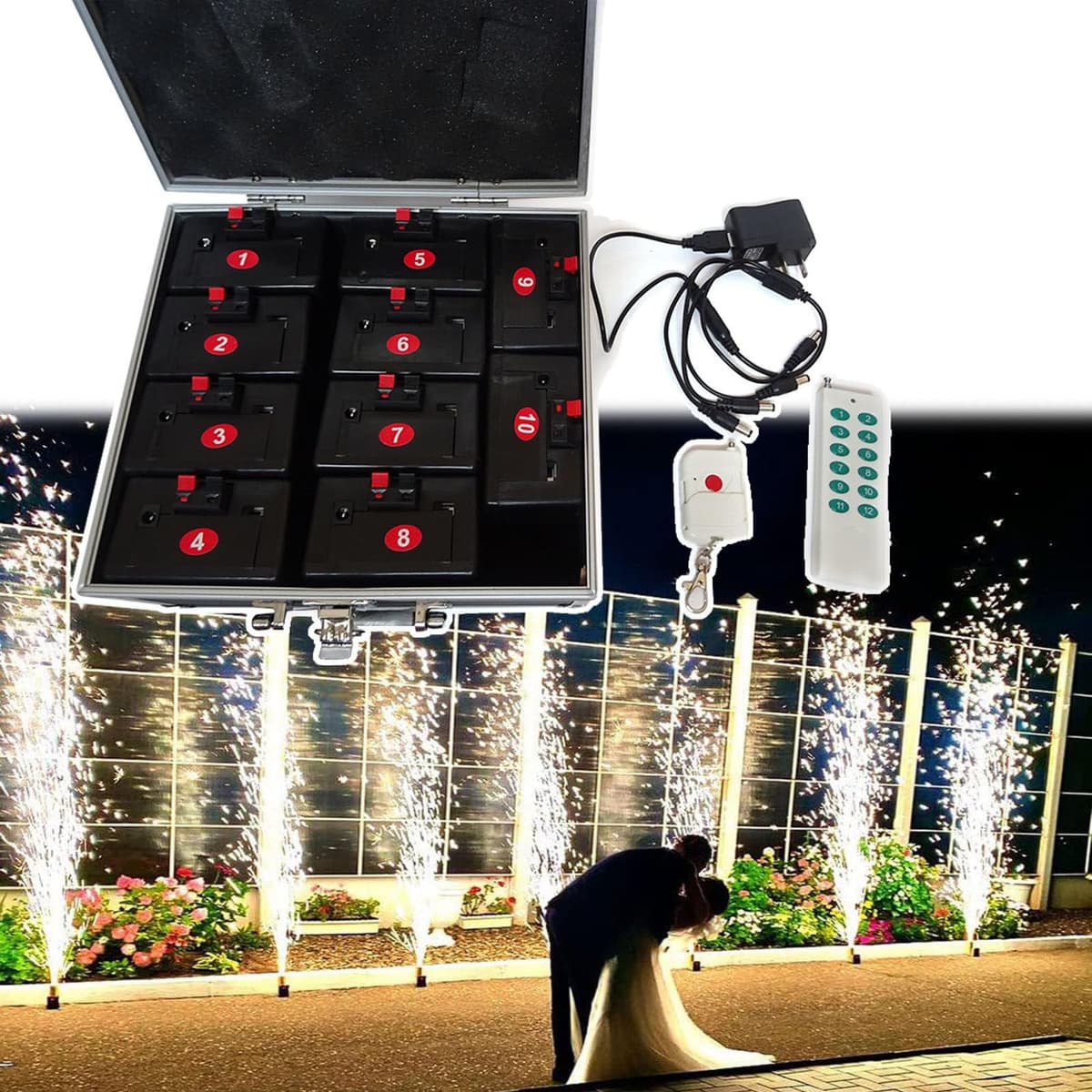 Wasd3Pods Encendedor de Fuegos Artificiales a Distancia – Seguro, Ecológico y Fácil de Usar para Adultos, Ideal para Fiestas y Eventos,10pcs