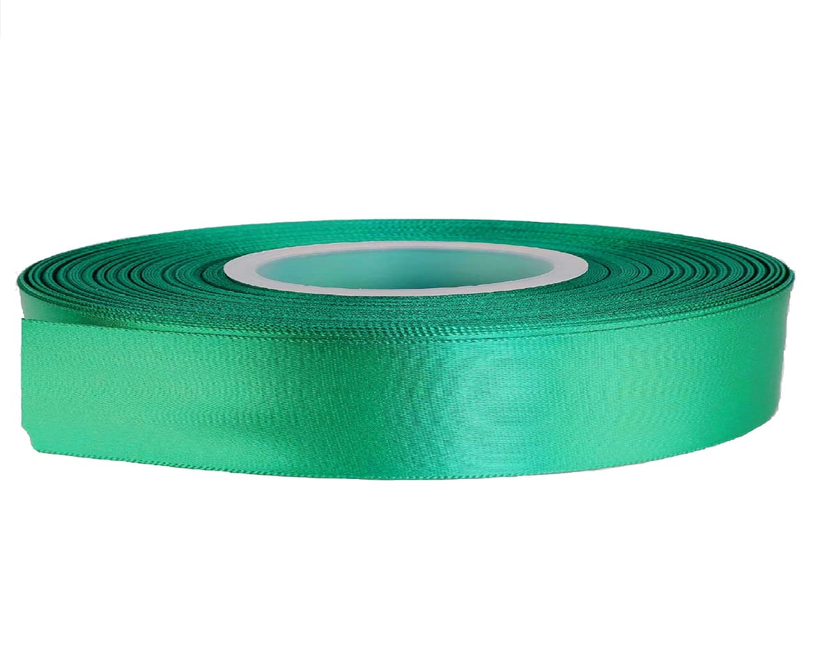 Satin Ribbon. 38mm Wide 5 Meters (Dark Green) Gift Wrap Ribbon, Ribbons for Gift Wrapping, Christmas Ribbon, Gift Wrapping Ribbon for Crafting, Wedding Party Decor — view 357