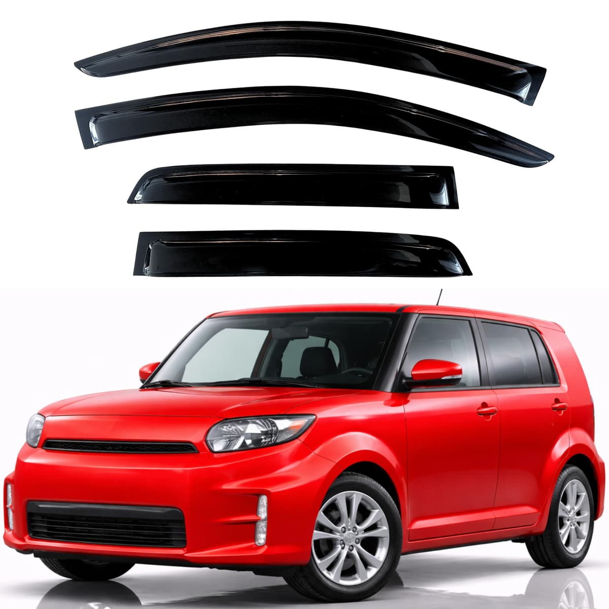 KPY Rain Guards Fit for 2006-2013 Lexus IS250 IS350, Out-Channel Window Visors Vent Wind Deflectors 4PC, Car Accessories for 06-13 Lexus is Series — view 71