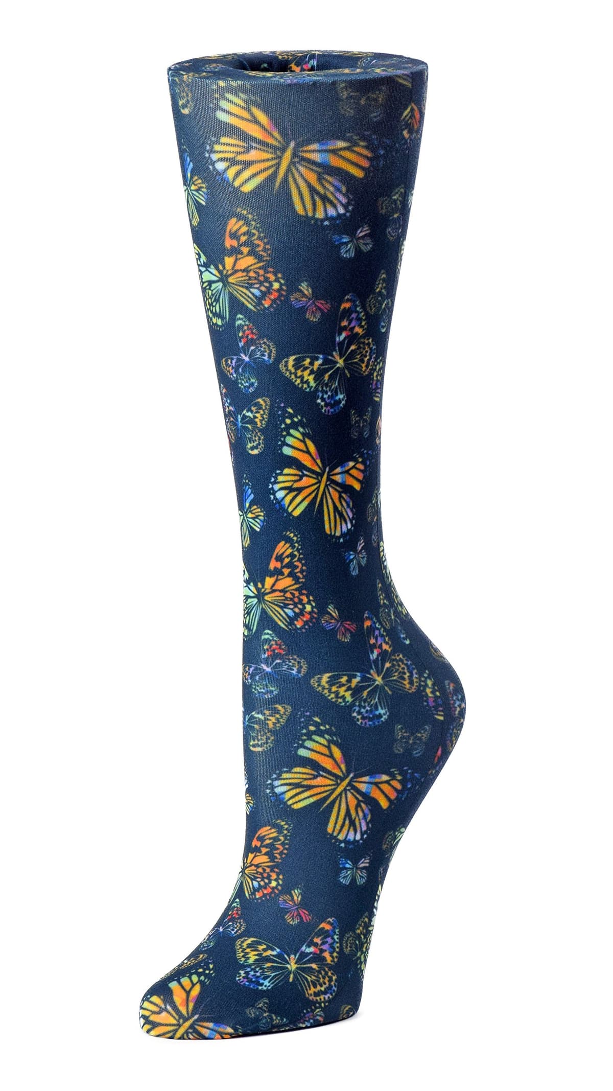 Cutieful 'Knee High Compression Socks 8-15 mmHg' Footwear (Women's Shoe Sizes 5-11, Penguin Love) — view 3