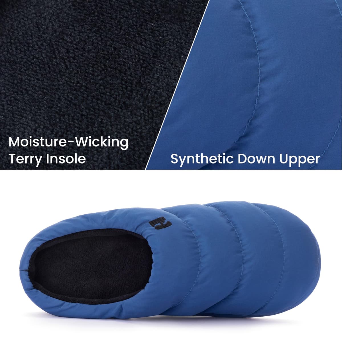 RockDove Zapatillas de Plumas con Espuma de Memoria para Hombre Campground — view 3