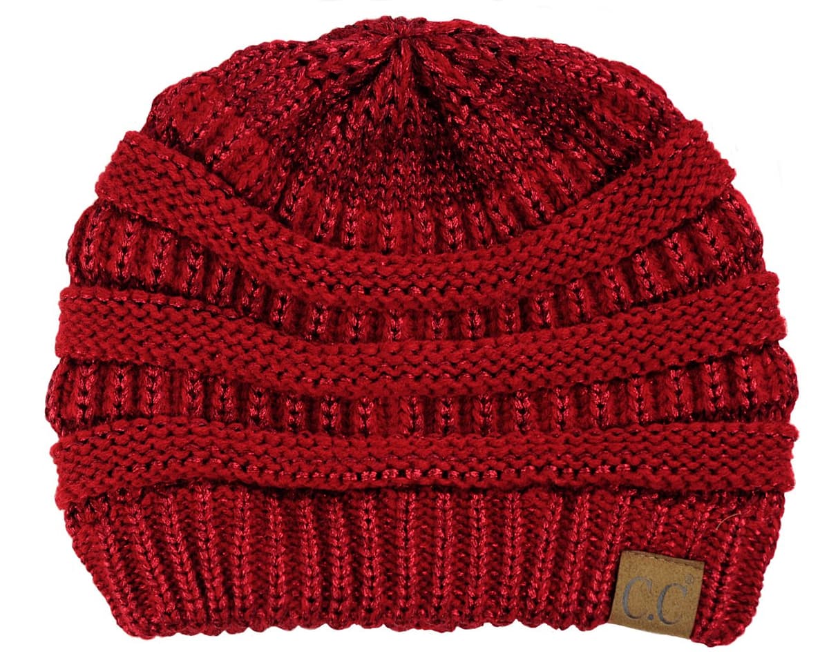 Warm Chunky Soft Stretch Cable Knit Beanie Skully — view 75