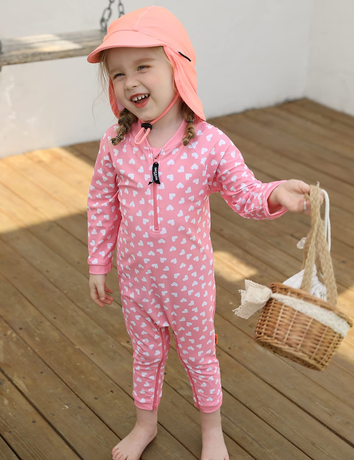 weVSwe Baby Toddler Boy Swimsuit Long Sleeve Baby Swimwear UPF 50+ Sun Protection Rash Guard Swimming Costume with Crotch Zipper 0-3 Years — view 3