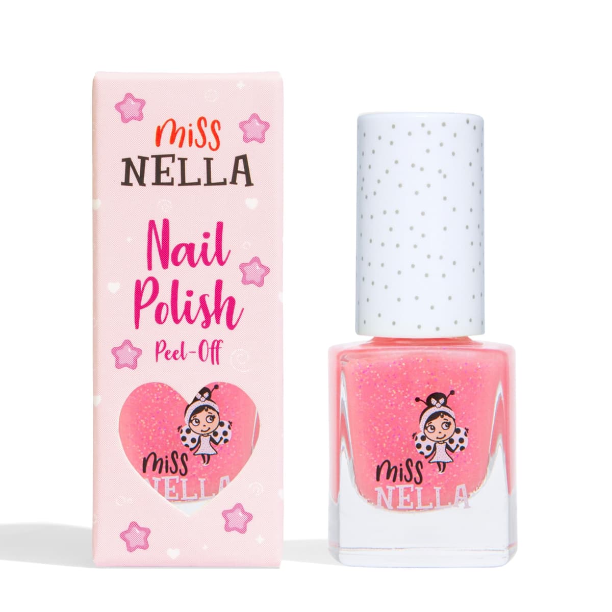 Miss Nella BLUEBERRY SMOOTHIE- Esmalte de uñas especial morada con brillantina para niños, con fórmula despegable, a base de agua y sin olor — view 44