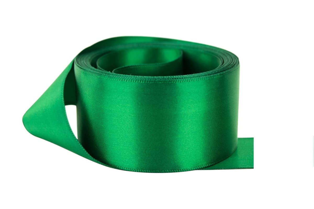 Satin Ribbon. 38mm Wide 5 Meters (Dark Green) Gift Wrap Ribbon, Ribbons for Gift Wrapping, Christmas Ribbon, Gift Wrapping Ribbon for Crafting, Wedding Party Decor — view 237