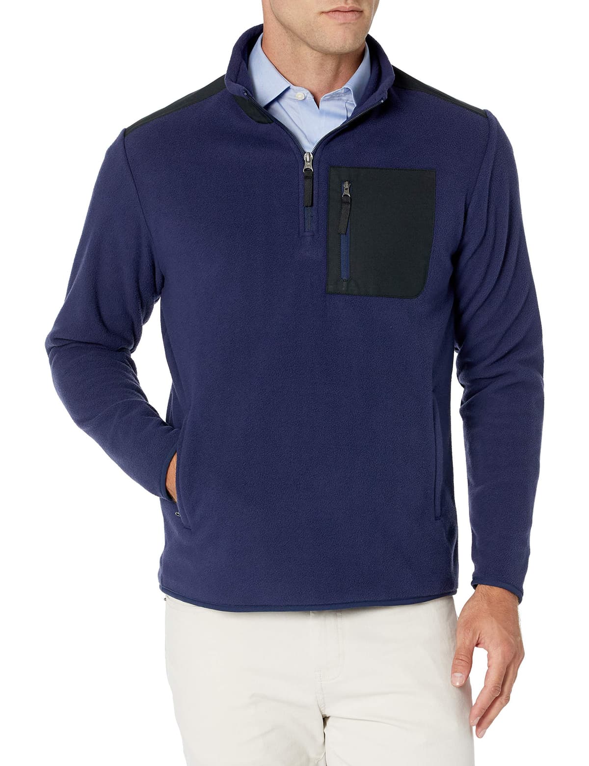Amazon Essentials Hombre Chaqueta de Forro Polar con Cremallera de un Cuarto — view 16