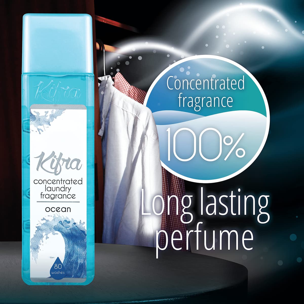 KIFRA OCEAN Perfume de Lavandería Concentrado 200ml 80 Ciclos de Lavado — view 5