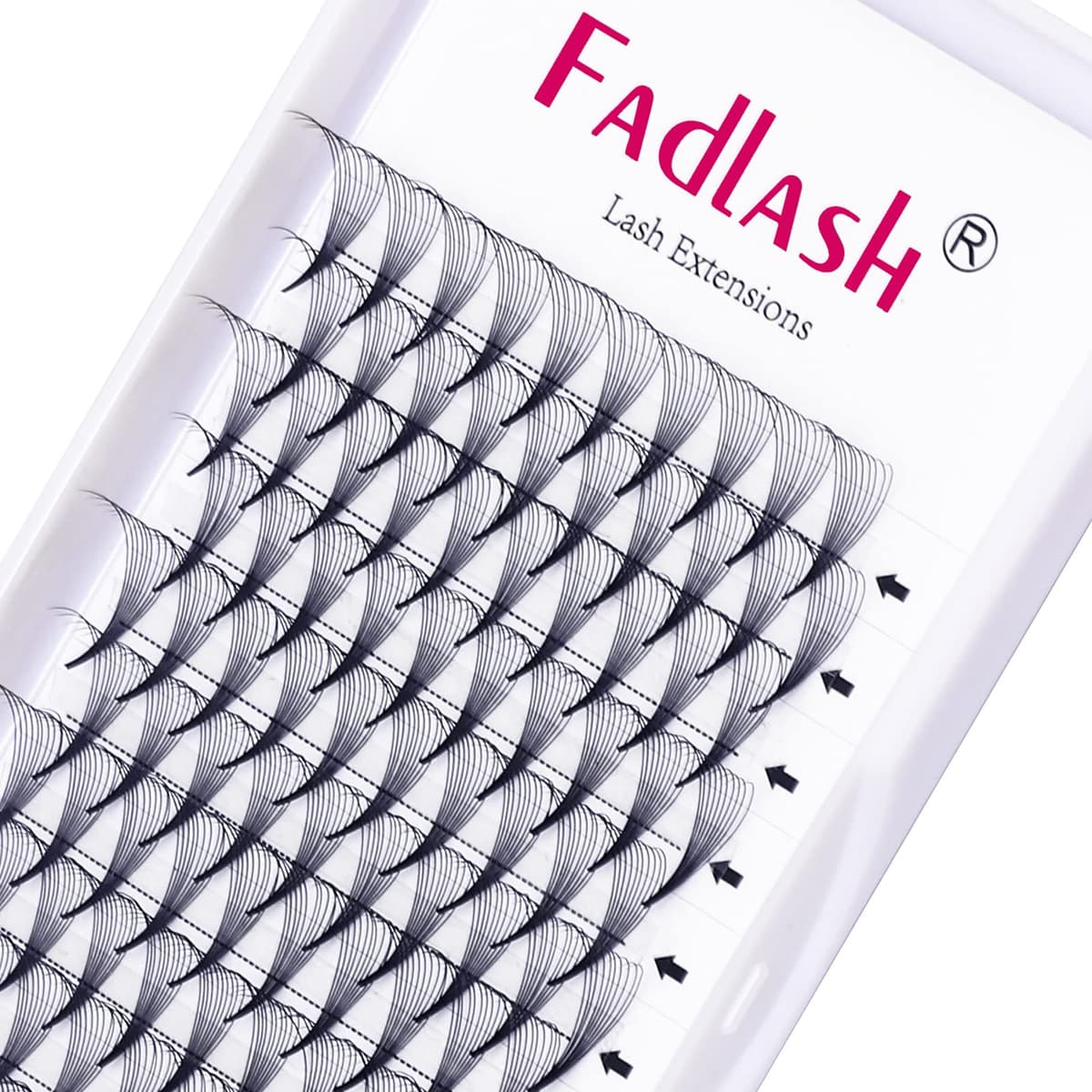 Russian Volume Lashes 16D 0.07 C Curl Mix Tray - Premade Fan Lashes (8-14mm) — view 47