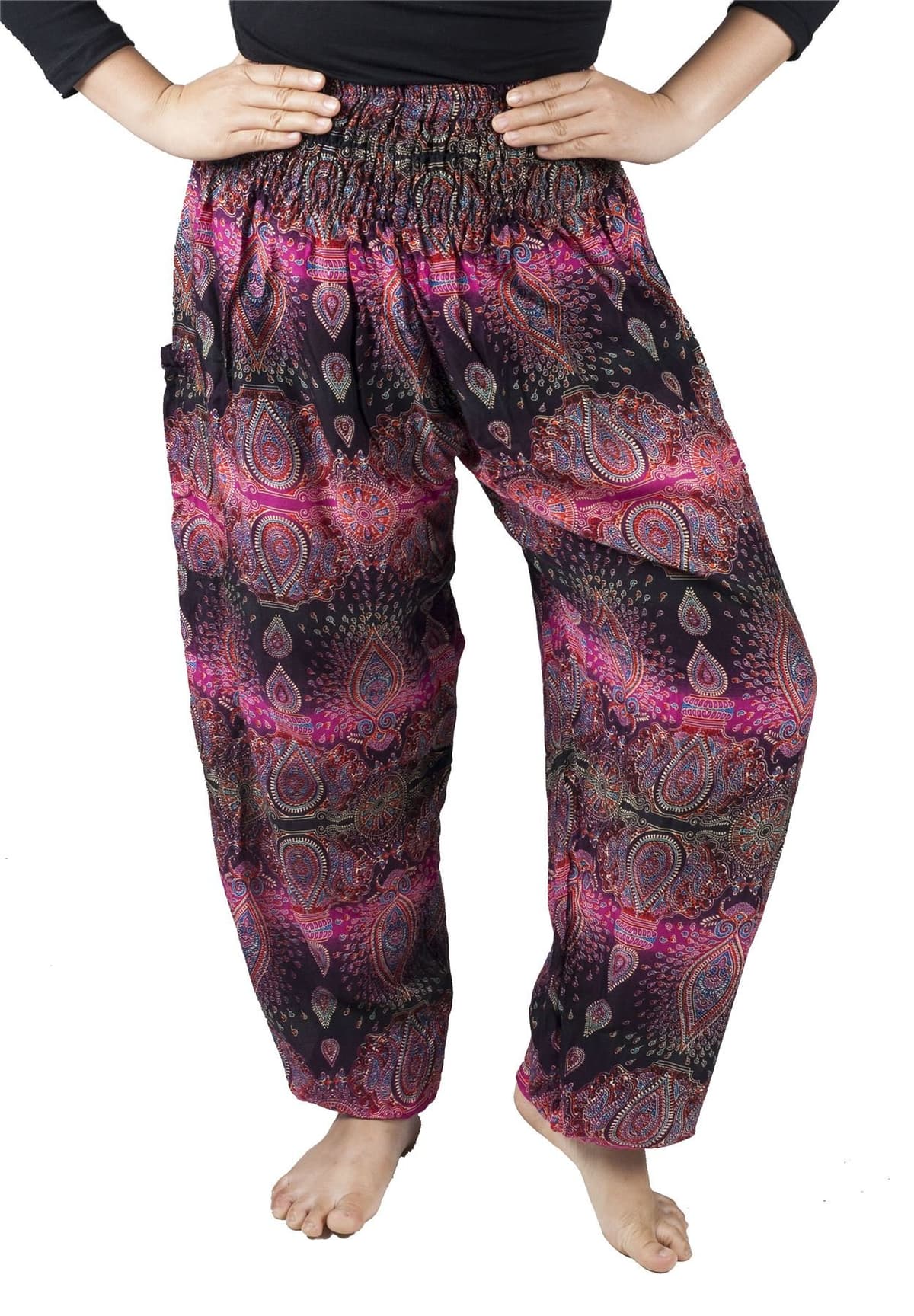 Lofbaz Harem Pants for Women Yoga Boho Hippie Clothing Womens Palazzo Bohemian Pajama Trousers Beach Indian Gypsy Genie Clothes — view 88
