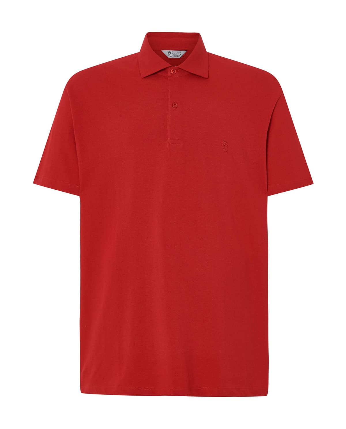El Búho Nocturno Polo Hombre Manga Corta Algodón 100% Piqué Liso - Cuello Italiano Spread Firme Elegante - Regular Fit Holgado Largo - Deporte Casual Vestir Tallas Grandes S-5XL — view 14