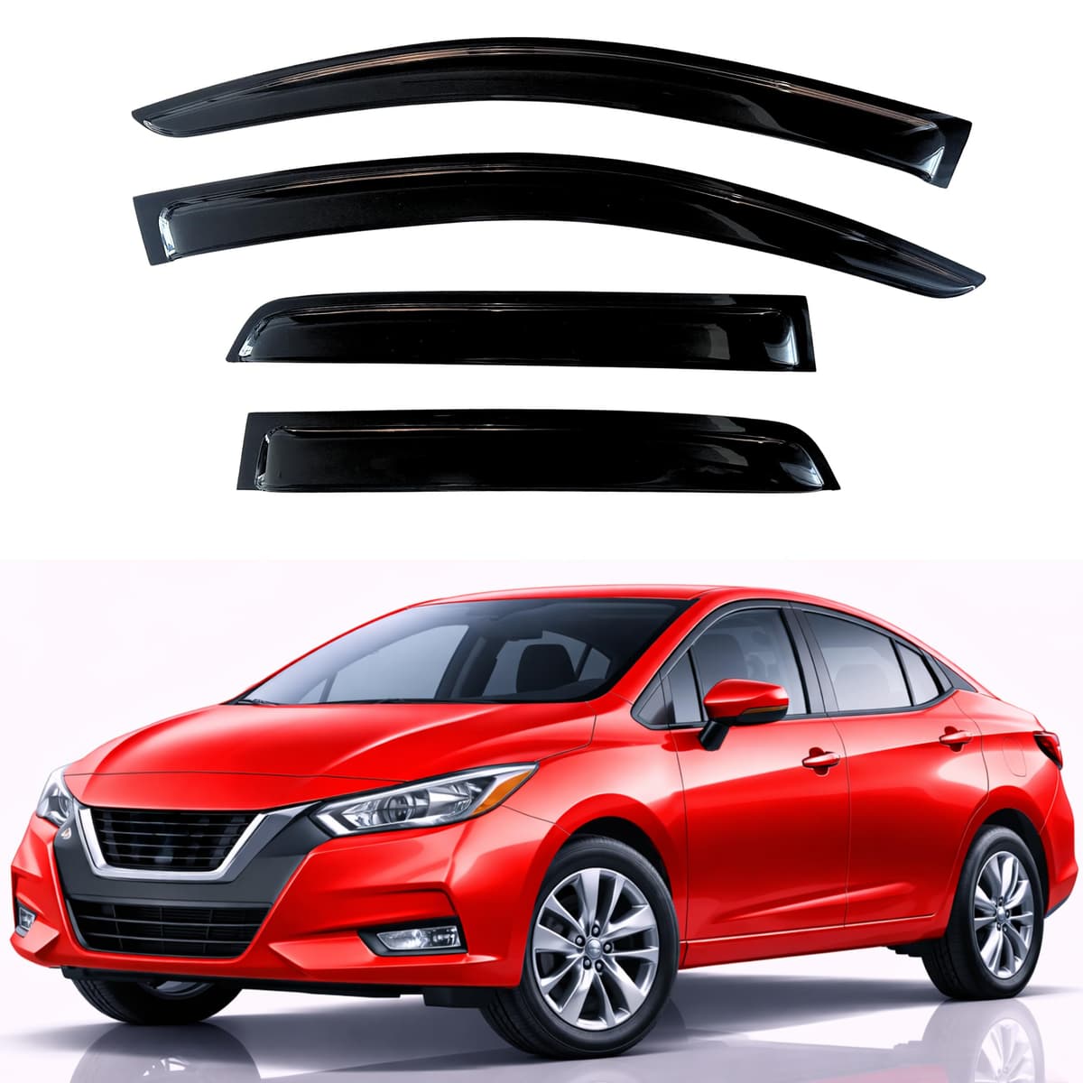 KPY Rain Guards Fit for 2006-2013 Lexus IS250 IS350, Out-Channel Window Visors Vent Wind Deflectors 4PC, Car Accessories for 06-13 Lexus is Series — view 36