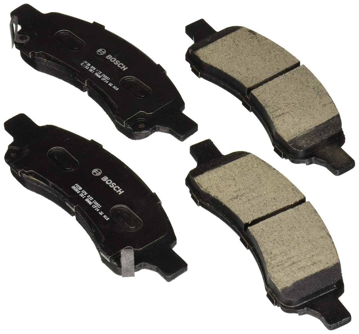 Bosch BC914 QuietCast Premium Ceramic Disc Brake Pad Set For: Acura ILX; Honda Accord, Civic, CR-V, Element, Fit, Front — view 61