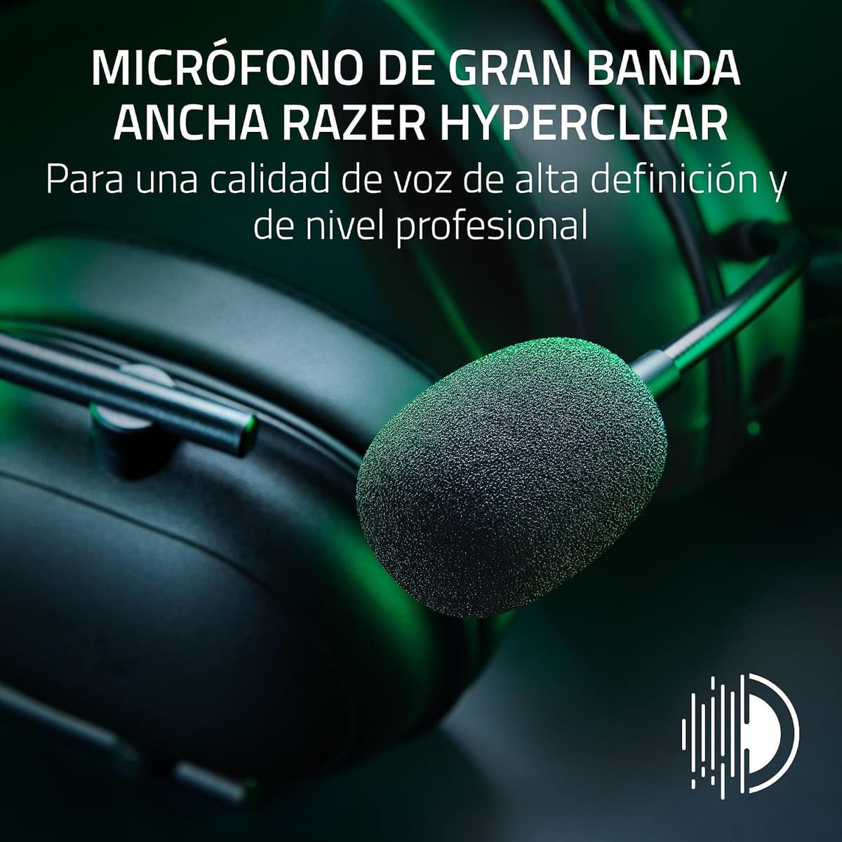 Razer BlackShark V2 HyperSpeed para PC - Auriculares para esports inalámbricos y ligeros (280 g, Micrófono HyperClear, Diafra