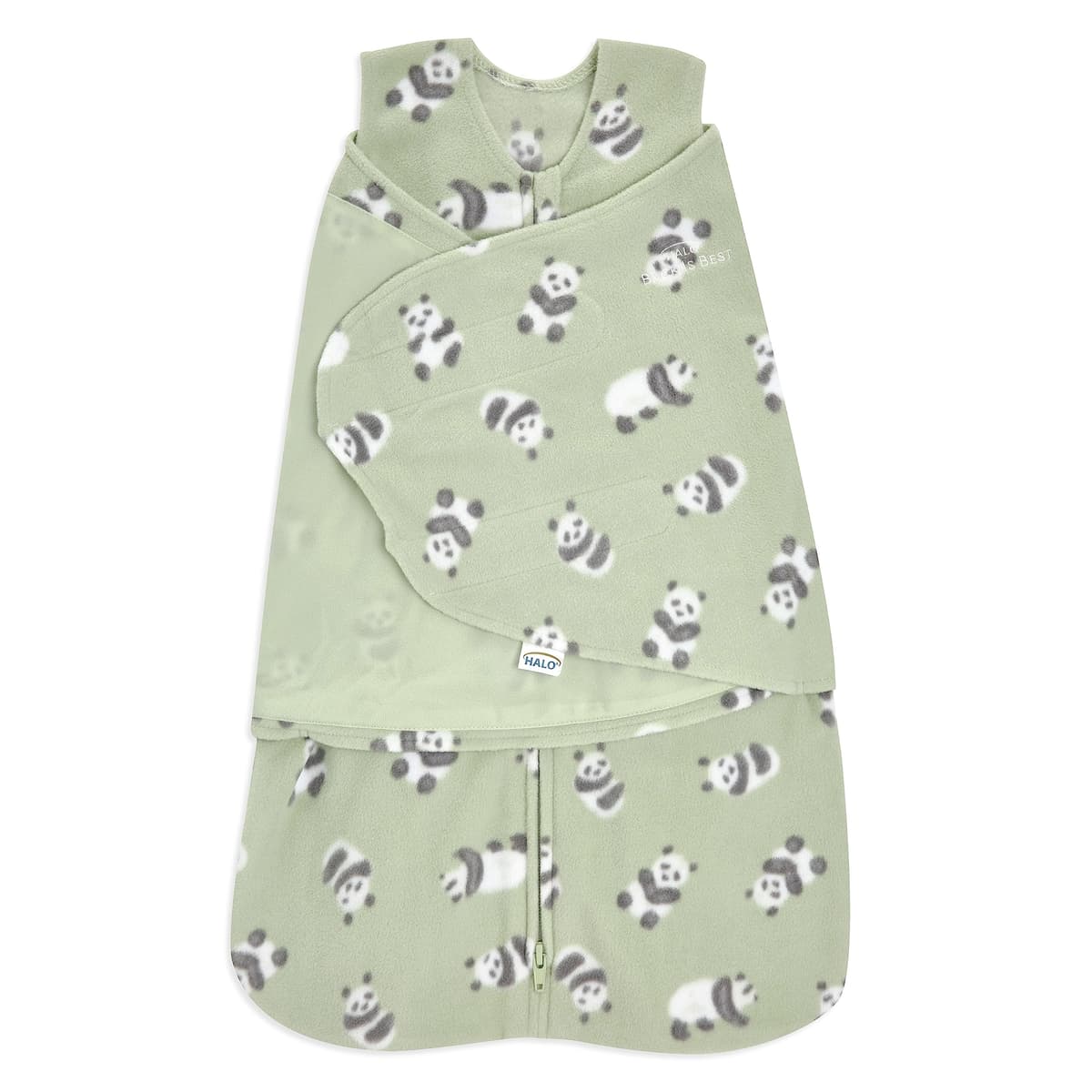 HALO Micro-Fleece Sleepsack Swaddle, 3-Way Adjustable Wearable Blanket, TOG 3.0, Confetti, Newborn, 0-3 Months — view 29