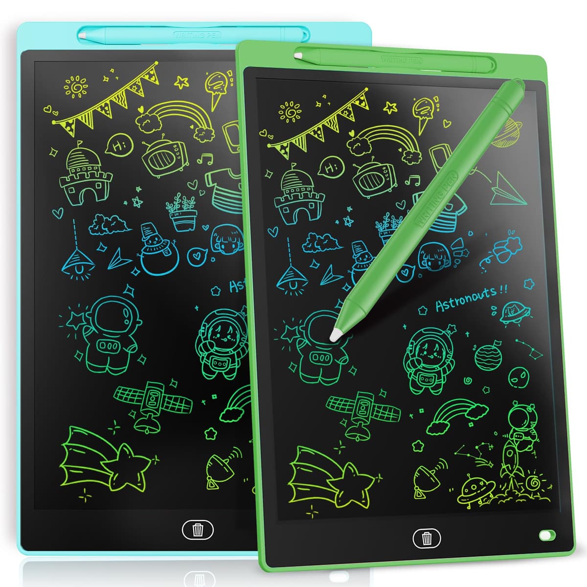 Genialba Tableta de Escritura LCD de Colores de 8,5, Tablero de Dibujo Electrónico - Tablero de Grafiti con Pizarra de Dibujo Borrable Portátil, Regalo para Niños (Rosa) — view 17