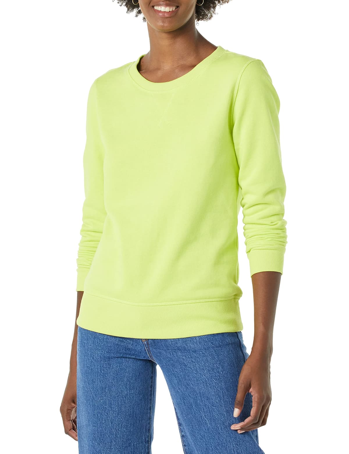 Amazon Essentials Mujer Sudadera con Cuello Redondo de Forro Polar (Disponible en Tallas Grandes) — view 24