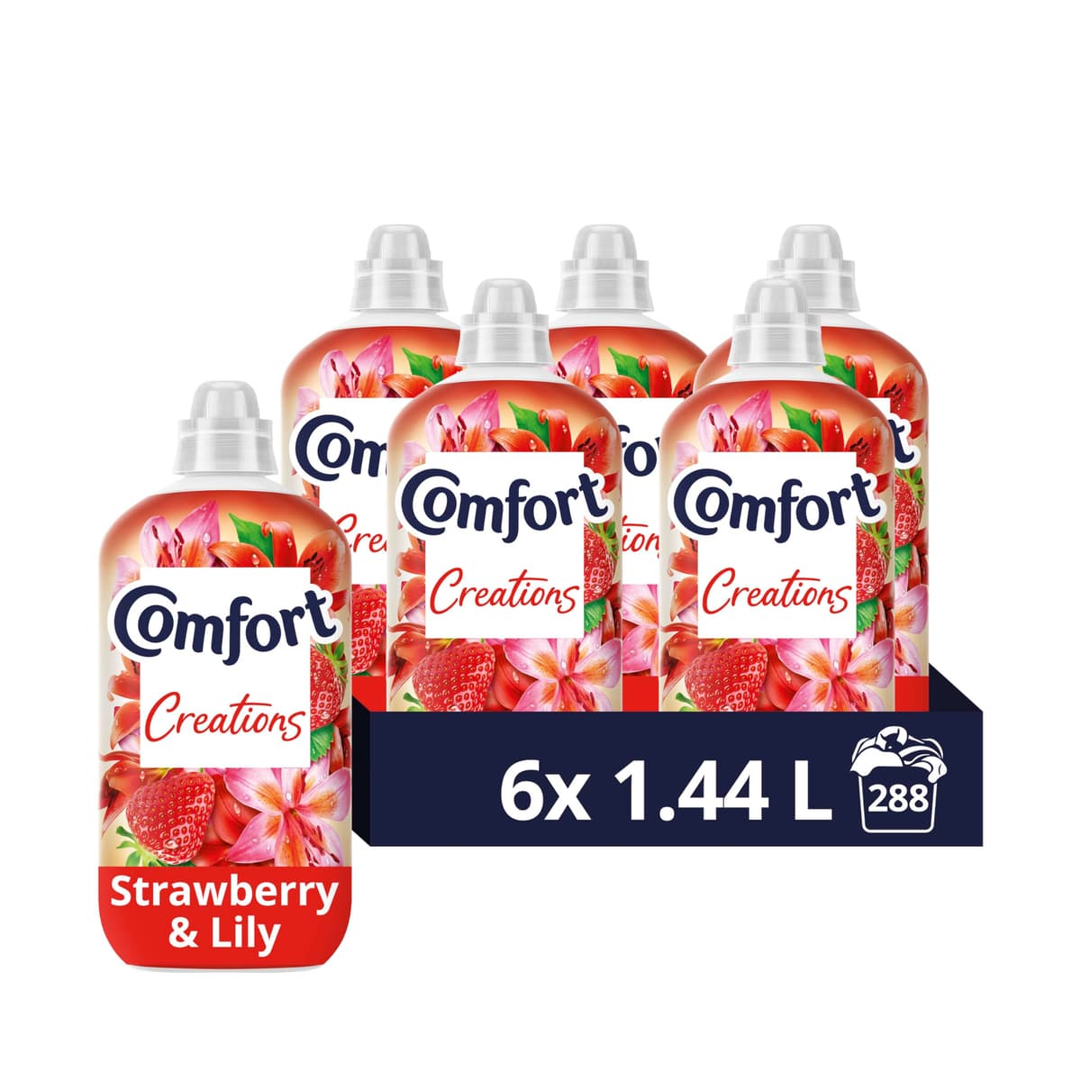 Comfort Creations Apple Blossom Fabric Conditioner with Stay Fresh technology for 100 days of freshness + fragrance* 30 washes (900 ml) — view 24