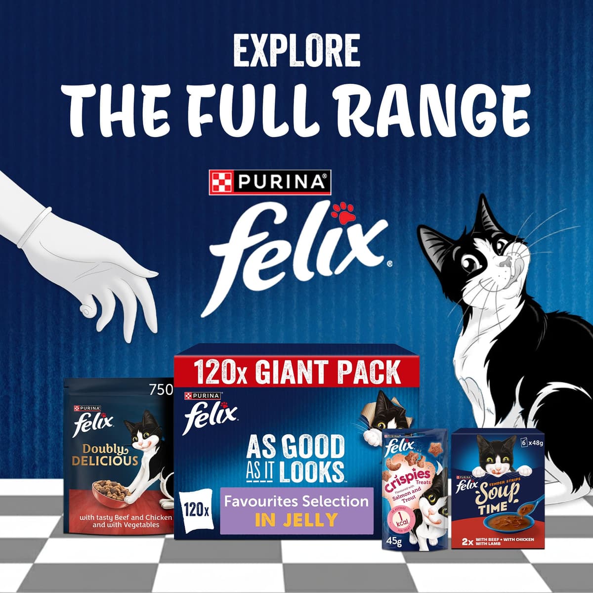FELIX As Good As it Looks Favourites Selection in Jelly Wet Cat Food 120x85g — view 5