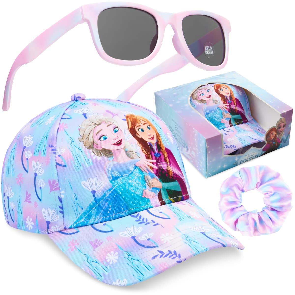 Patrulla Canina | Frozen | Princesas Disney | Minnie Mouse | Barrio Sesamo Gorra Niña con Gafas de Sol UV400 y Coletero Set, Accesorios Niña de Verano — view 8