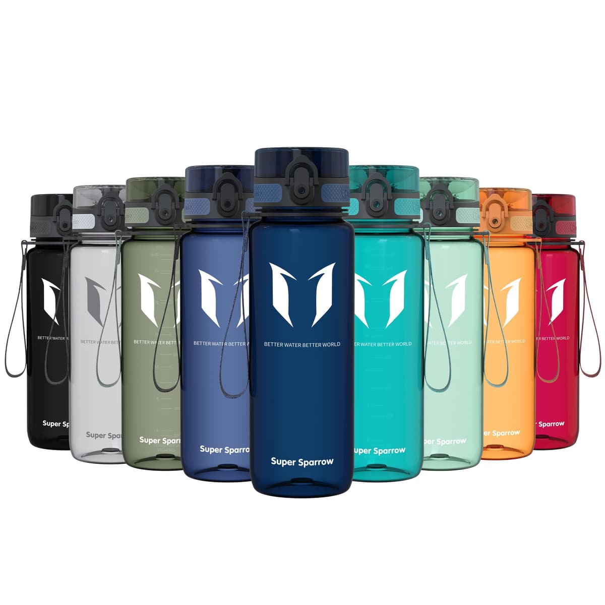 Super Sparrow Botella de Agua Deportiva -350ml & 500ml & 750ml & 1000ml - Sin BPA — view 39