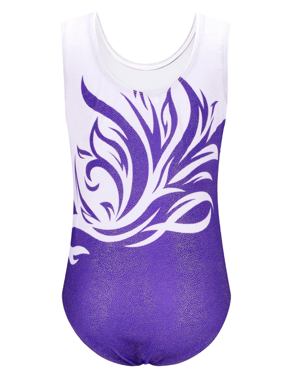Arshiner Maillot Gimnasia Ritmica Niña Conjunto de Gimnasia Tres Piezas sin Mangas para Verano Entrenamiento Moderno Conjunto de Body y Pantalón Corto Maillot Ballet Niña 3-10 Años — view 2