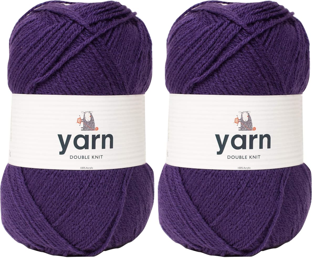 Korbond DK Beige Yarn - 100g Acrylic Wool - Lightweight, Hypoallergenic & Durable Double Knit Crochet Yarn Knitting Wool (290m Total) — view 38